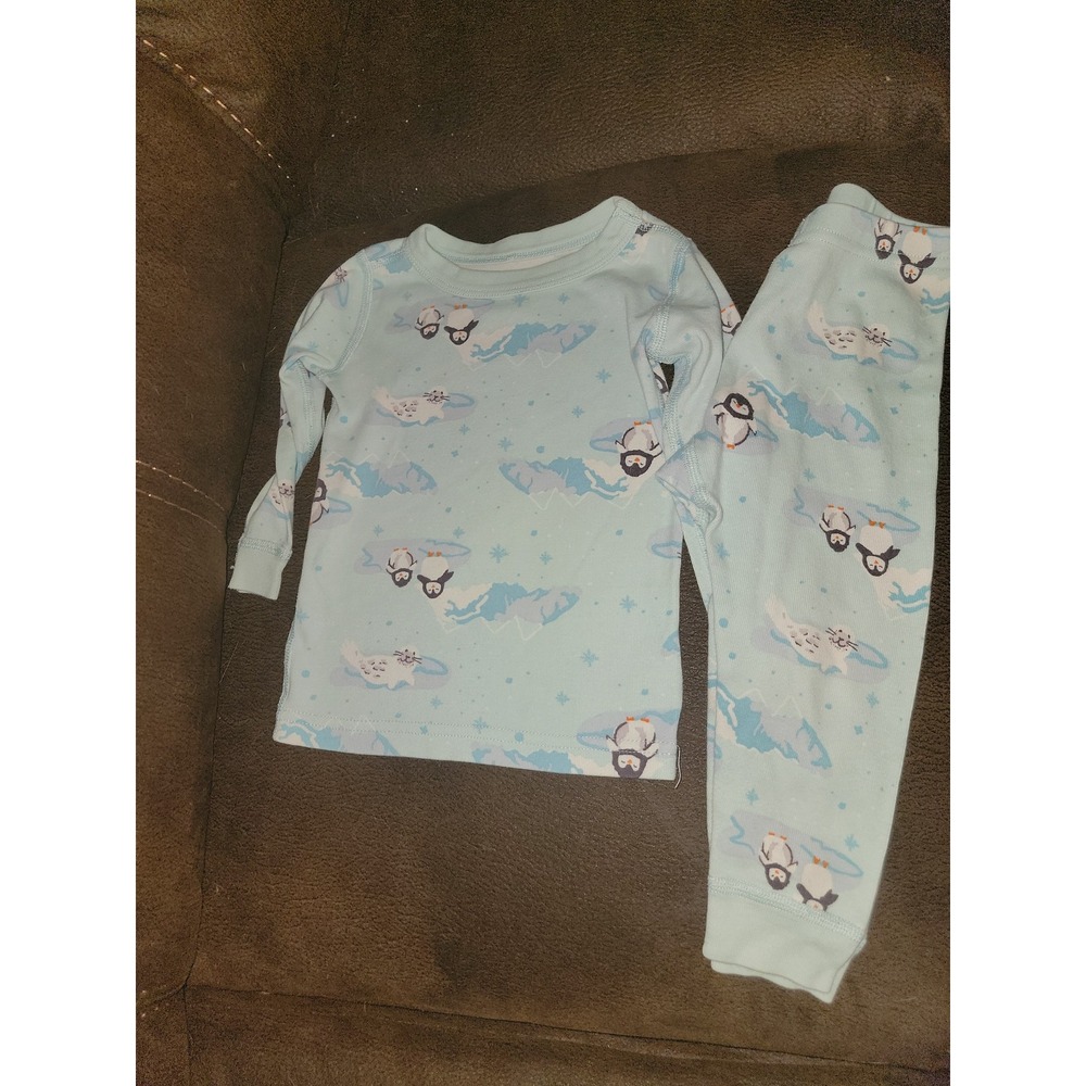 Moon and back hanna Andersson penguin‎ seal smow mountain size 85 cm 2t pajamas